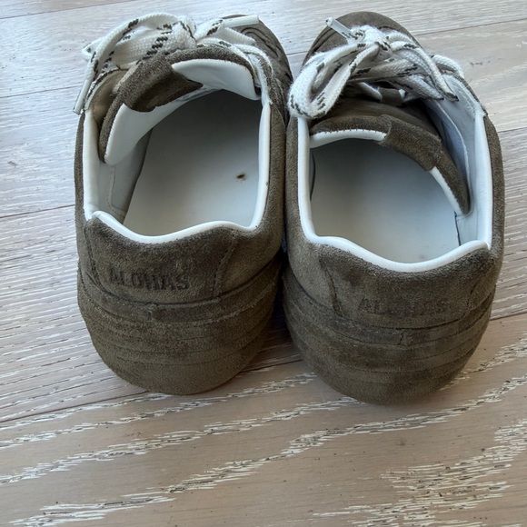 ALOHAS Olive Suede Sneakers with White Laces - Picture 4 of 4